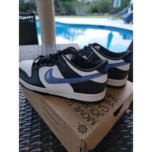 Nike Dunk Low Next Nature TPU Swoosh Black Hyper Royal